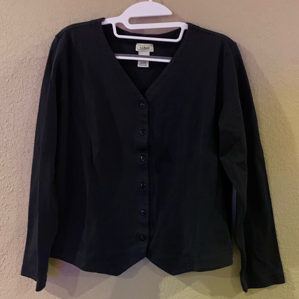 L.L. Bean Vintage Black Cardigan
